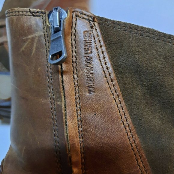 Teva "de la vina low" Boot Brown Leather Boots 6 - Picture 7 of 9